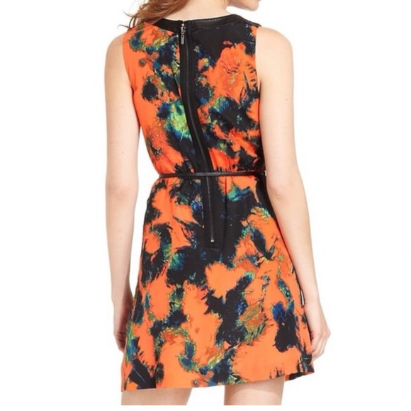 Kensie Orange Dress - Picture 2 of 10